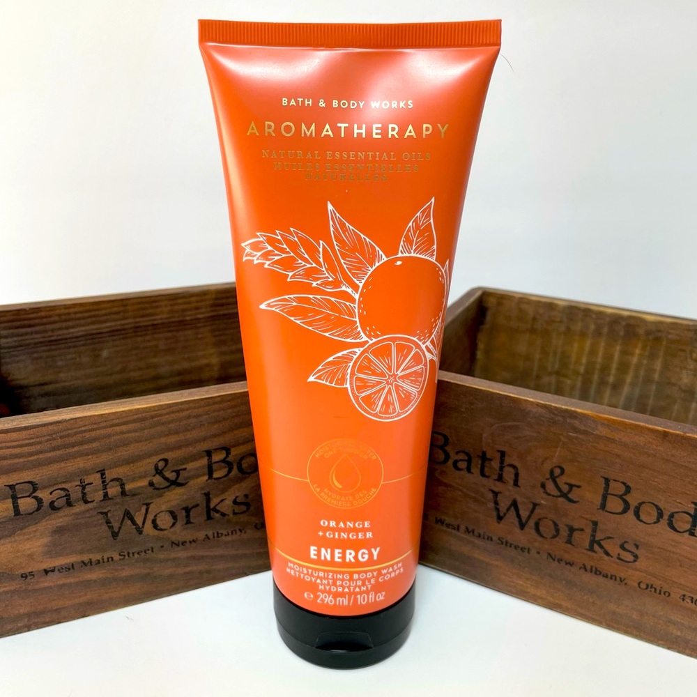 Bath & Body Works ENERGY Orange & Ginger Moisturizing Body Wash NEW!
